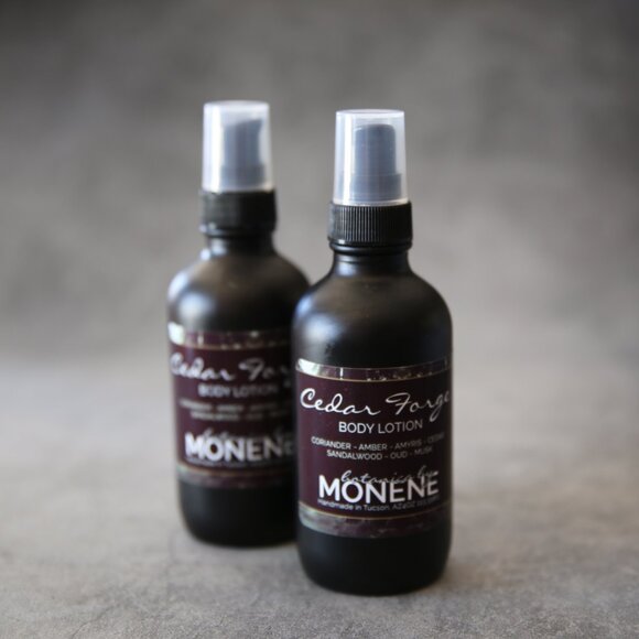 4oz Cedar Forge Scented Body Lotion with Aloe and Shea - Picture 4 of 4